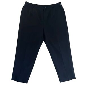 Ingenuity Plus Womens 22W Dress Pants Black Career All Season